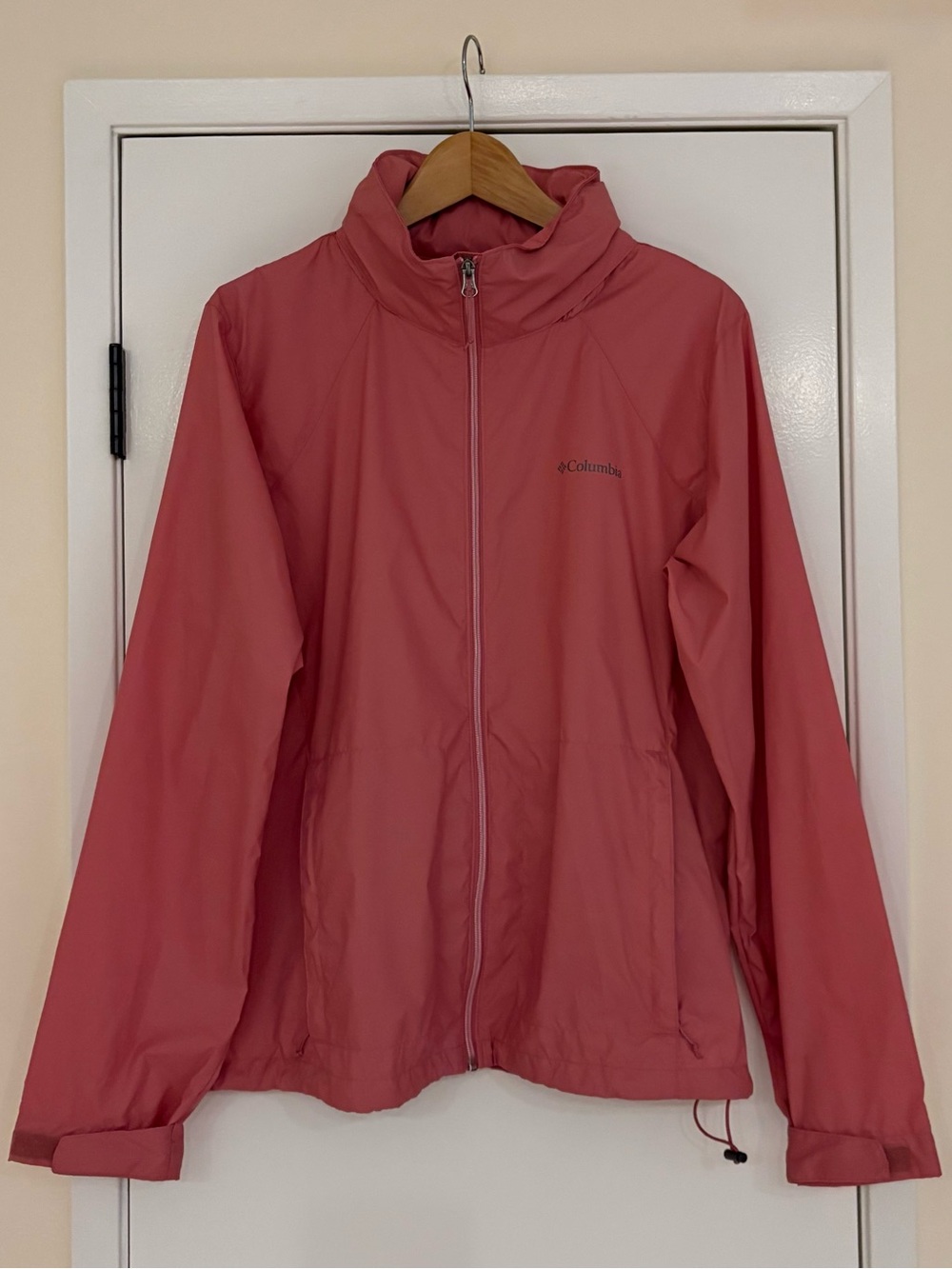 Columbia Switchback IV Hooded Packable Jacket (Color: Rosette Pink)